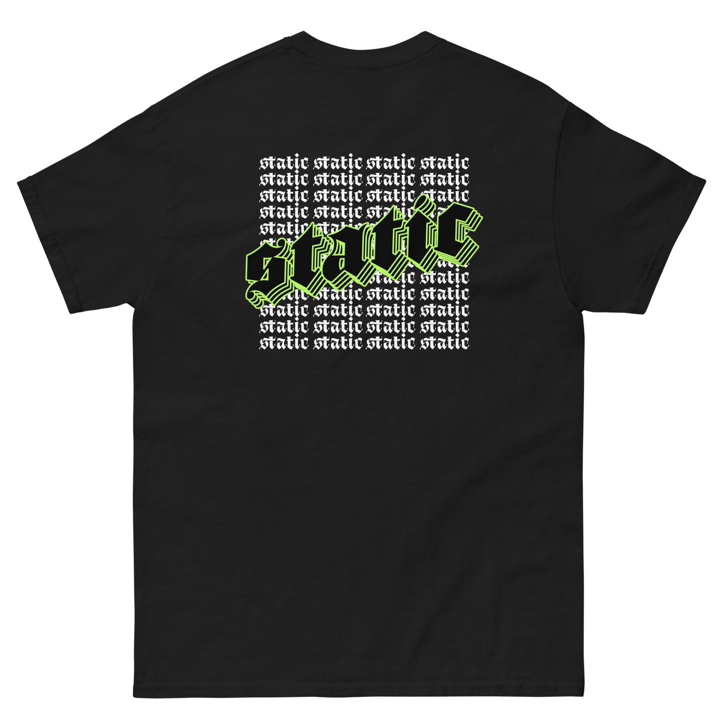 Static Black Tee