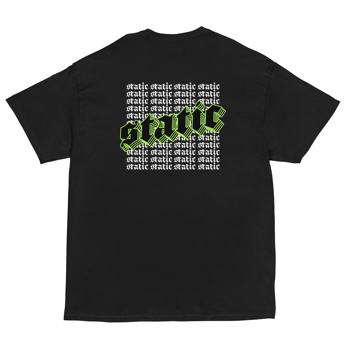 Static Black Tee