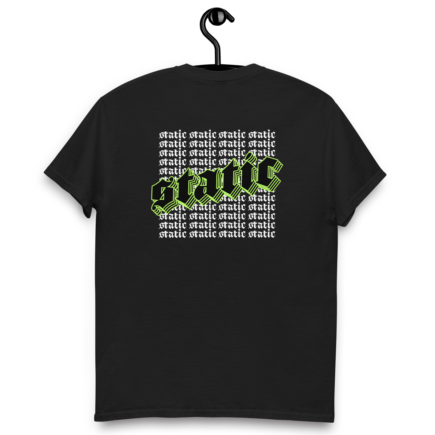 Static Black Tee