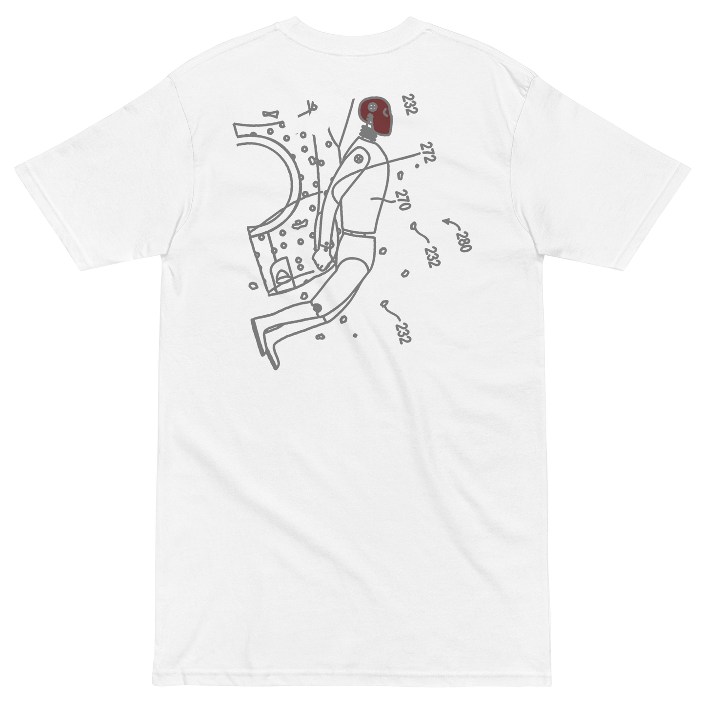 Crash White Tee