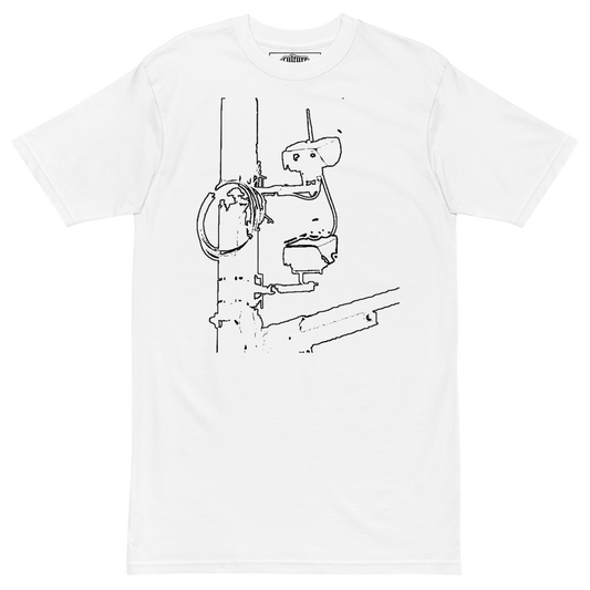 Speeding Camera White Tee