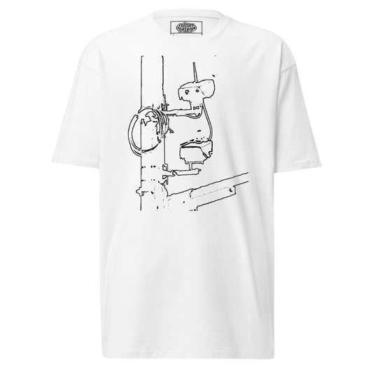 Speeding Camera White Tee