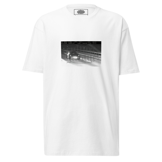 Caught White Tee