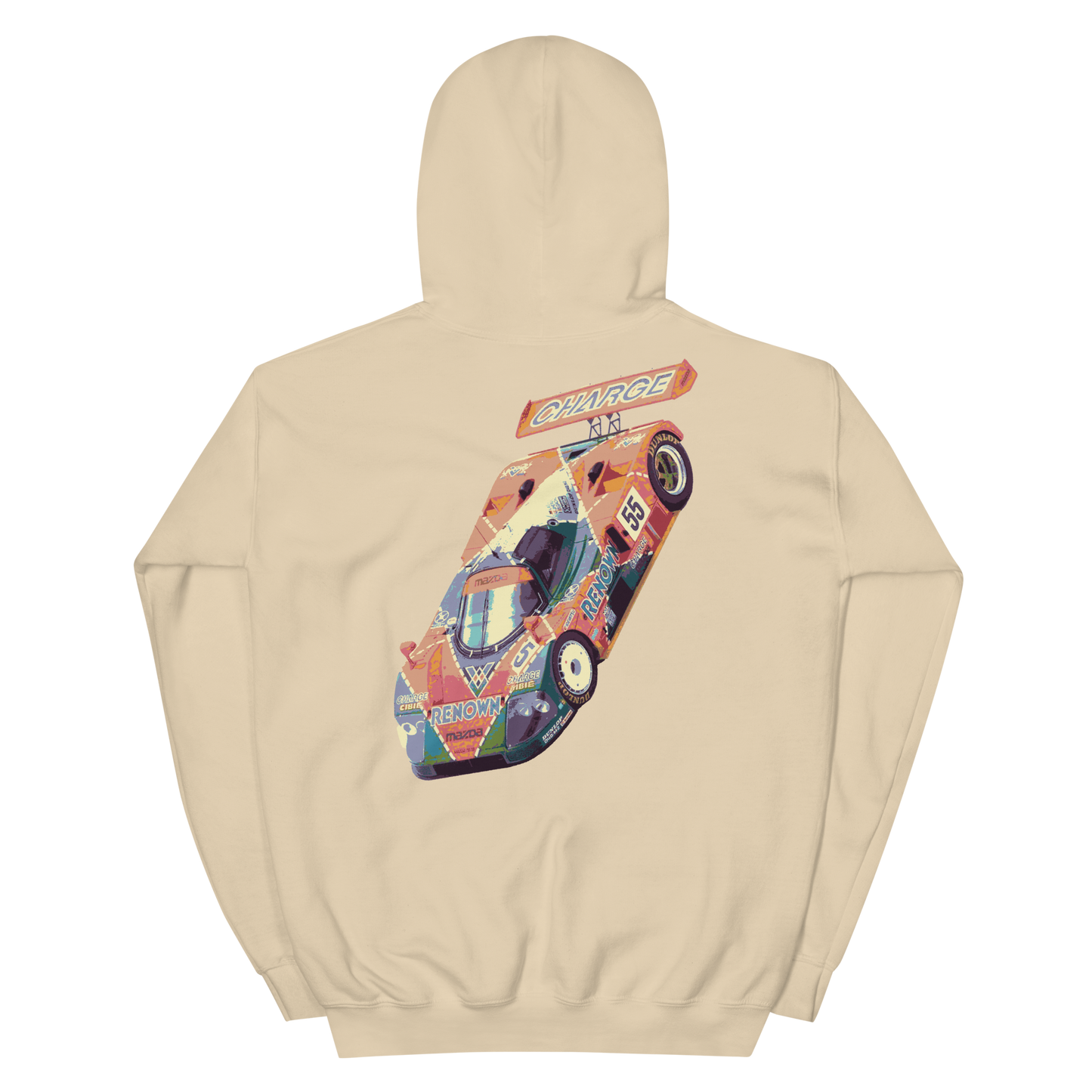 787b Hoodie in Beige