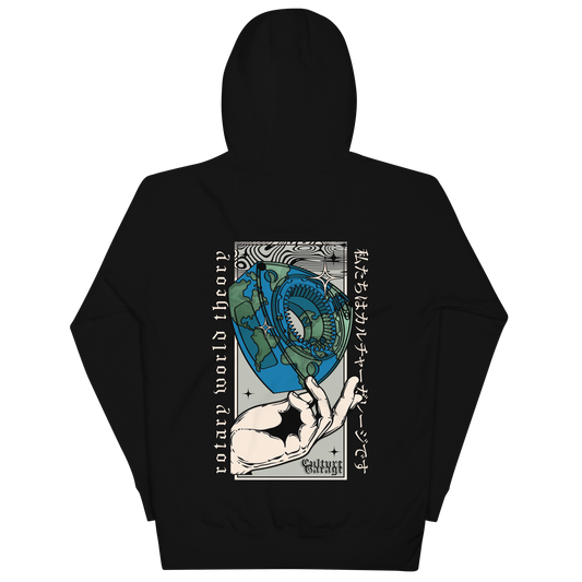 Rotary World Theory Hoodie in Black